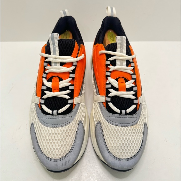 Dior B22 Sneaker ‘ White, Orange GREAT CONDITION! Size 9 - Picture 3 of 7